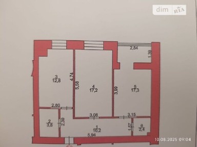 Продаж 2к квартири 63.7 кв. м на вул. Супутника 14А, кв. 54 • ID 34702945