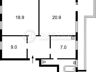 Продаж 3к квартири 71.3 кв. м на вул. Гетьмана Павла Скоропадського 25 • ID 34700834