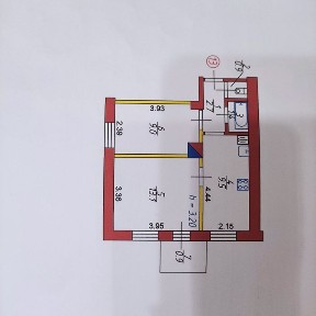 ПРОДАЖ! 2 кімн. з автономн. опаленням, р-н центру. -