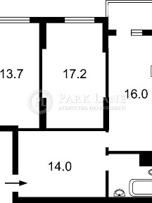 Продаж 2к квартири 67 кв. м на вул. Валерʼяна Підмогильного 5 • ID 34705505