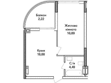 вулиця Ольги Кобилянської, 1В, Ірпінь, вул. Ольги Кобилянської 1В 34912520