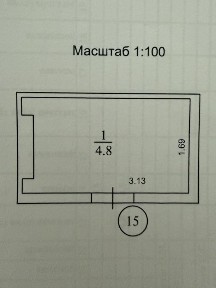 Продам комору, 4.8 кв. м, Жабаєва 22