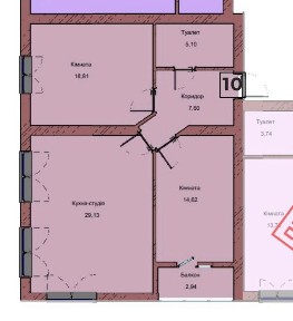 Продаж 2 кім. квартира 77 м2 ЖК Дружній Двір, с. Солонка