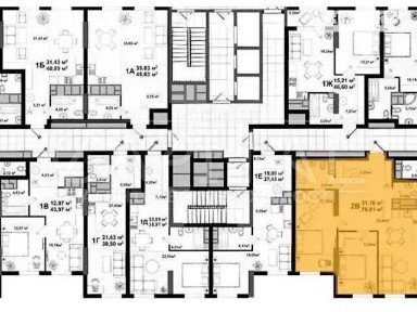 Продаж 2к квартири 78 кв. м на вул. Олени Теліги 25 • ID 34710179