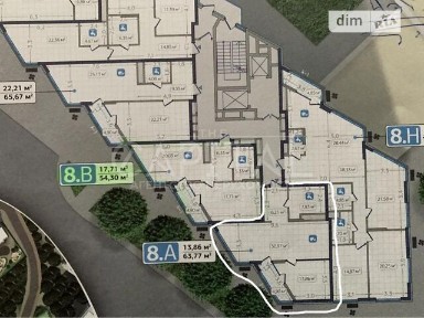 Продаж 1к квартири 63 кв. м на просп. Миколи Бажана 8 • ID 34710060
