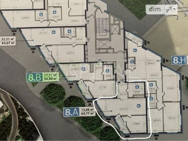 Продаж 1к квартири 63 кв. м на просп. Миколи Бажана 8 • ID 34830297