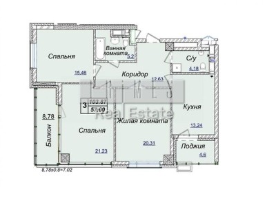 Продаж 3к квартири 103.8 кв. м на вул. Андрія Верхогляда 17В • ID 34689759