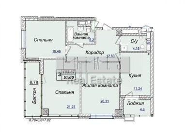 Продаж 3к квартири 103.8 кв. м на вул. Андрія Верхогляда 17В • ID 34689759