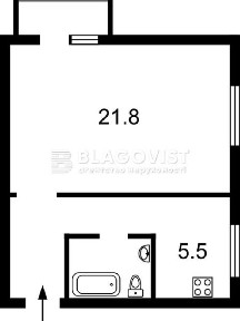 Продаж офісного приміщення 38.8 кв. м. на 1 поверсі на пров. Чеховський, п'ятиповерхова будівля • ID 31494865
