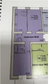 Квартира 2к ЖК « На Сінній». код 7888