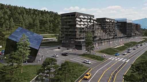 Glacier «Lux черга» 7 поверх вид на Озеро Молодості, Глейшер апартаменти на Буковель Поляниця
