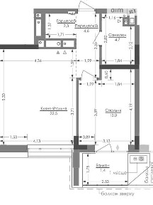 Продаж 1к квартири 49 кв. м на вул. Ґарета Джонса 12 • ID 34732857