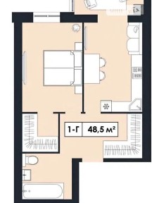 Продаж 1к квартири 49.3 кв. м на шосе Запорізьке 32М • ID 34732135