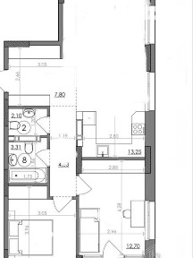 Продаж 3к квартири 70 кв. м на шосе Столичне 5Б • ID 34729317