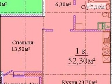 Продаж 1к квартири 53 кв. м на вул. Жаботинського • ID 34722393