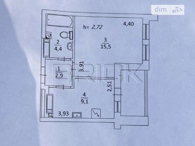 Продаж 1к квартири 37.4 кв. м на вул. Володимира Сосюри 6 • ID 34721856