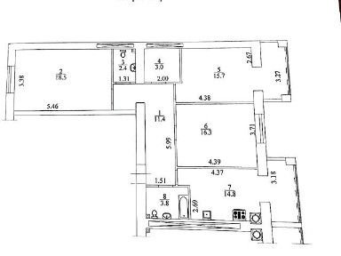 Продаж 3к квартири 85.9 кв. м на вул. Соборна 126/18 • ID 34721409