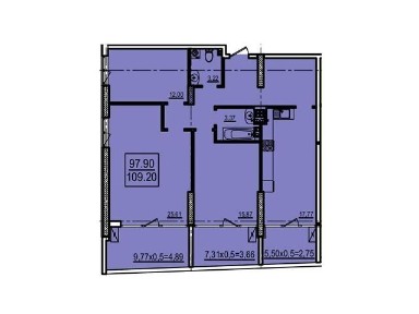Продаж 3к квартири 110 кв. м на вул. 13 станція Великого Фонтану • ID 34721461