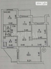 Продаж 4к квартири 103 кв. м на вул. Ревуцького 13 • ID 34715477