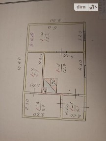Продаж 1 поверхового будинку з верандою 105 кв. м, 2 кімнати, на Лесі України • ID 34729726