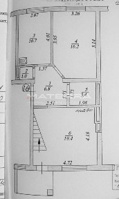 Квартира 100м2, 4 кімнати, газ. опалення, Продаж 2-рівневої квартири, Святопетрівське