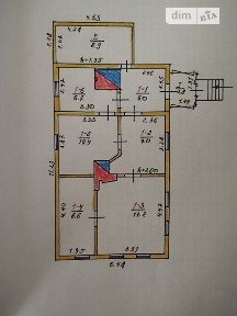 Продаж 1 поверхового будинку 70 кв. м, 4 кімнати • ID 34727475