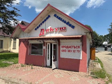 Продається фасадне комерційне приміщення в с. Мамаївці (Центр)
