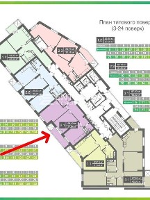 Продаж 2к квартири 58.4 кв. м на вул. Новопольова 2 • ID 34743123