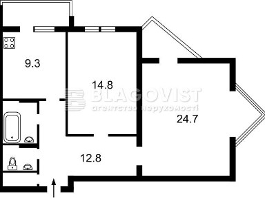 Продаж 2к квартири 72 кв. м на бул. Верховної Ради 21А • ID 34742517