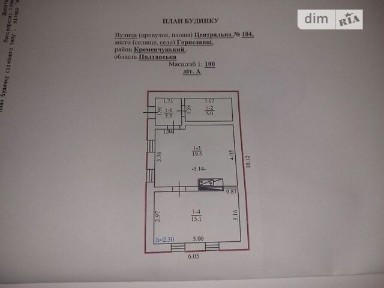 Продаж 1 поверхового будинку 60 кв. м, 2 кімнати • ID 34743025