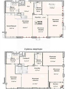 Продаж 8к квартири 301 кв. м на вул. Андрія Верхогляда ЧЕРГА 7 БУД 3 • ID 34751246