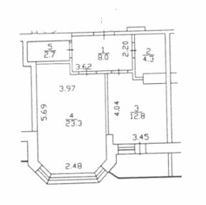 Продаж Великої 1к Квартири 53 кв. м. Анни Ахматової 35-А. Цегляний будинок; Лічильник на тепло; Позняки. Без Комісії.