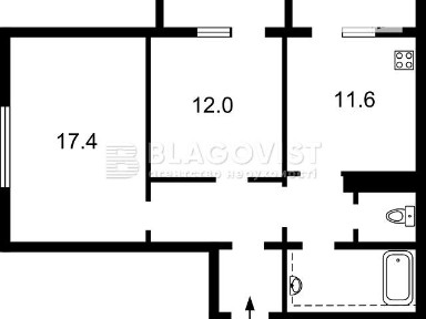 Продаж 2к квартири 66 кв. м на просп. Петра Григоренка 39В • ID 34752249