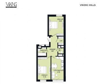 Продаж 2 кімнатної квартири ЖК Viking Hills вул Щурата