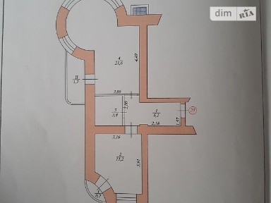 Продаж 1к квартири 44.1 кв. м на вул. Євгена Коновальця 5 • ID 34756364