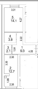 Продаж 1к квартири 41.7м2 єОселя Держпрограми Газове Автономне Опалення Софіївська Борщагівка (будинок зданий)