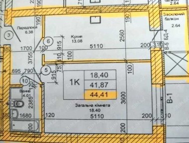 Однокімнатна квартира в новобудові