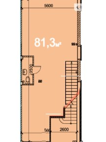 Продаж комерційного приміщення на вул. Люстдорфська дорога, площа 81.3 кв. м • ID 34170323