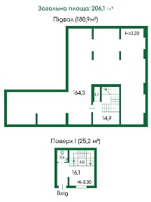 Продаж комерційного приміщення на вул. Степана Рудницького 3А, площа 206.1 кв. м • ID 34126654