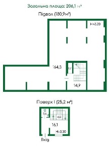 Продаж комерційного приміщення на вул. Степана Рудницького 3А, площа 206.1 кв. м • ID 34126654