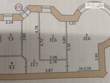 Продаж комерційного приміщення на вул. Довженка Олександра, площа 58.3 кв. м • ID 33958429