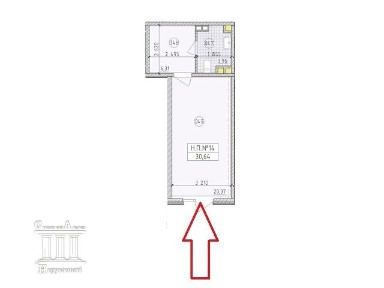 Продаж комерційного приміщення на вул. Михайла Максимовича 26Д, площа 31 кв. м • ID 33795872