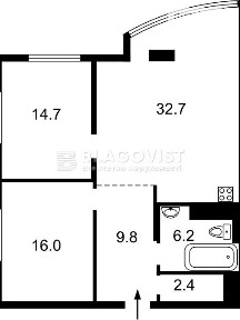 Продаж 2к квартири 82 кв. м на бул. Миколи Руденка 14Д • ID 34762547