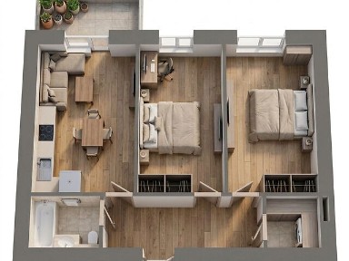 Продаж 2к квартири 56.64 кв. м на вул. Урожайна • ID 34762466
