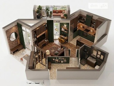 Продаж 1к квартири 49.4 кв. м на вул. Князів Коріатовичів 25/2, кв. 26 • ID 34764813