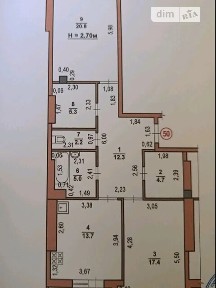 Продаж 2к квартири 83 кв. м на вул. Володимира Кияна 70Б • ID 34763699