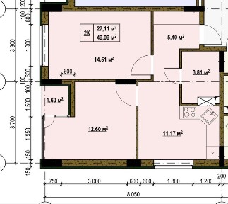 Продам 2х кімнатну квартиру вулиця Милославська