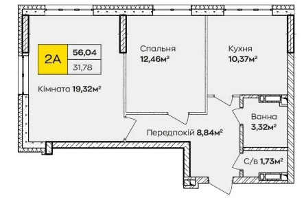 2-кімнатна квартира під єОселю | ЖК «Синергія Київ», Позняки