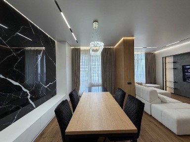 Квартира с дизайнерским ремонтом в ЖК Атмосфера/Курортный пер. 64 кв. м на 15 этаже. Вид на море