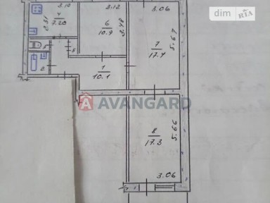 Продаж 3к квартири 69 кв. м на вул. Козака Бабури • ID 34761684